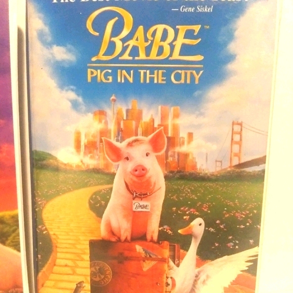 BABE the pig VHS video 2 different tapes - Picture 3 of 7